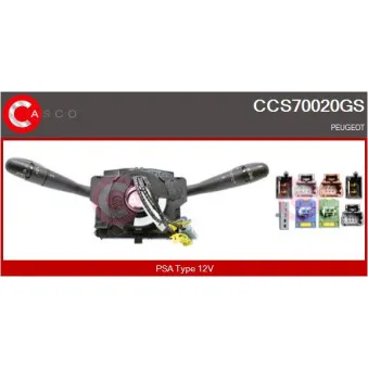 Commutateur de colonne de direction CASCO CCS70020GS