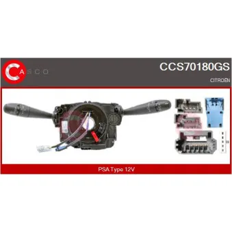 Commutateur de colonne de direction CASCO CCS70180GS