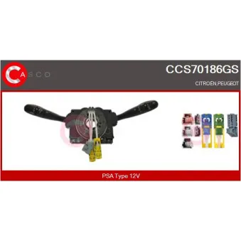 Commutateur de colonne de direction CASCO CCS70186GS