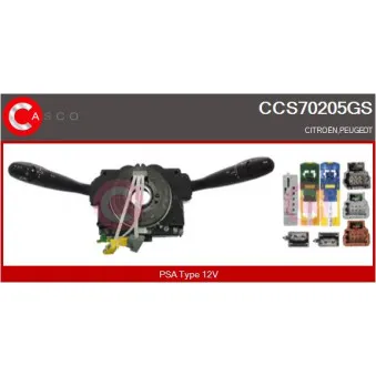 Commutateur de colonne de direction CASCO CCS70205GS