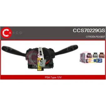 Commutateur de colonne de direction CASCO CCS70229GS