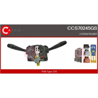 Commutateur de colonne de direction CASCO CCS70245GS