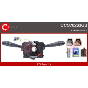 Commutateur de colonne de direction CASCO CCS70263GS