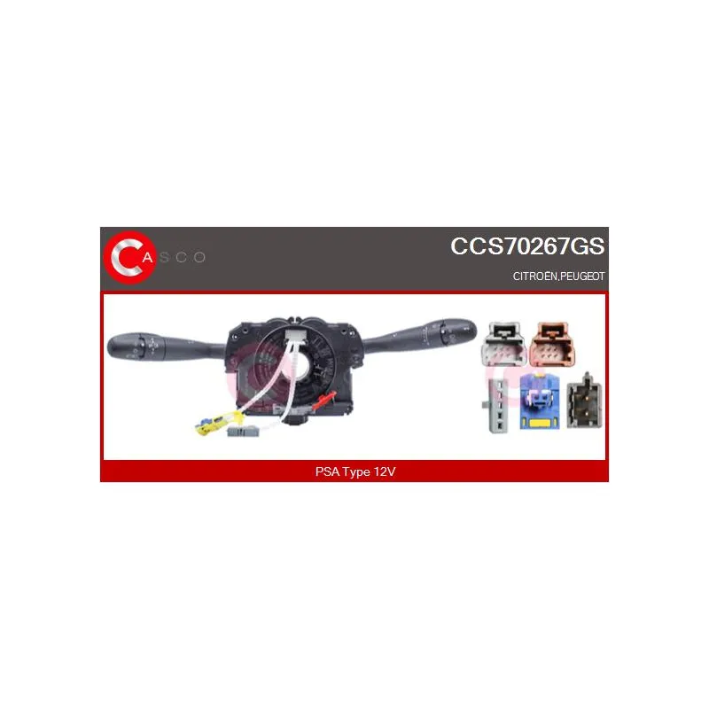 Commutateur de colonne de direction CASCO CCS70267GS