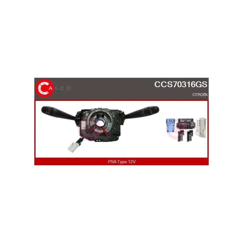 Commutateur de colonne de direction CASCO CCS70316GS