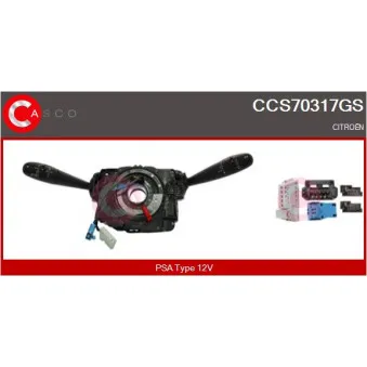 Commutateur de colonne de direction CASCO CCS70317GS