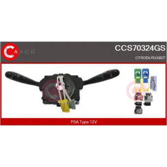 Commutateur de colonne de direction CASCO CCS70324GS