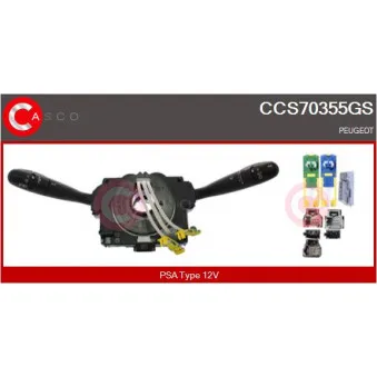 Commutateur de colonne de direction CASCO CCS70355GS