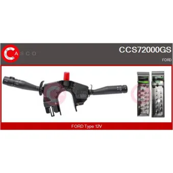 Commutateur de colonne de direction CASCO CCS72000GS