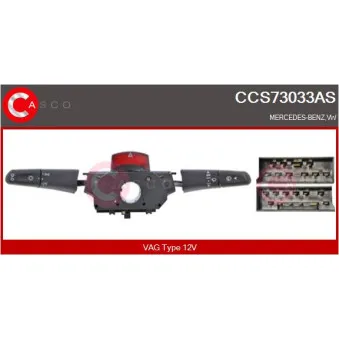 Commutateur de colonne de direction CASCO CCS73033AS