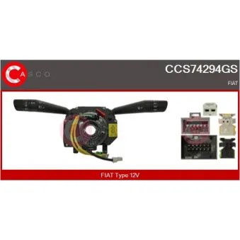 Commutateur de colonne de direction CASCO CCS74294GS