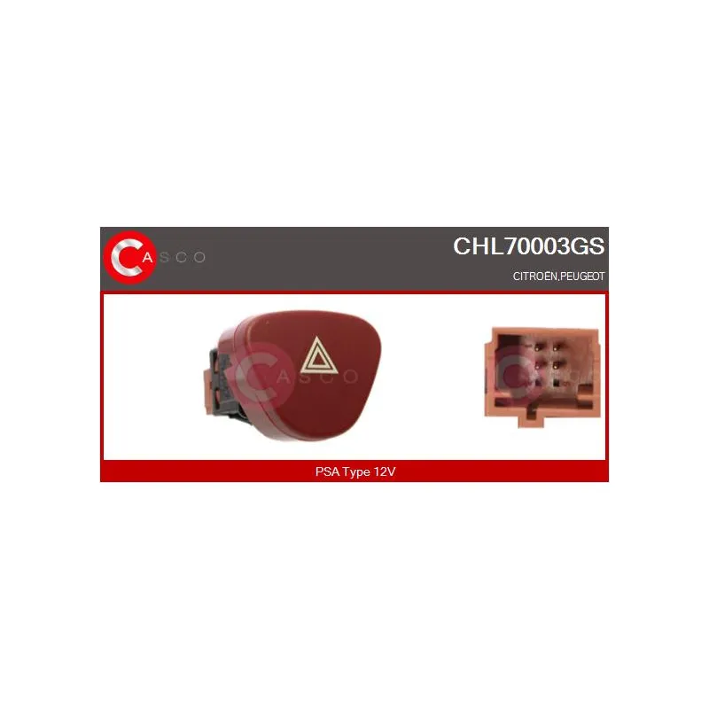 Interrupteur de signal de détresse CASCO CHL70003GS