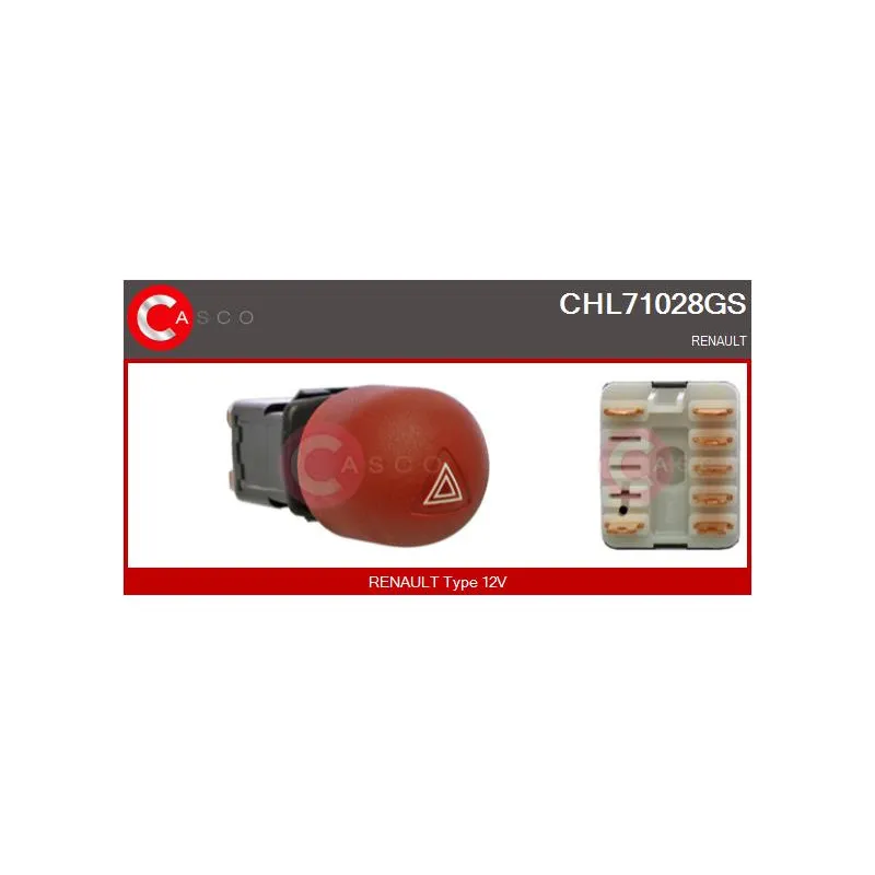 Interrupteur de signal de détresse CASCO CHL71028GS