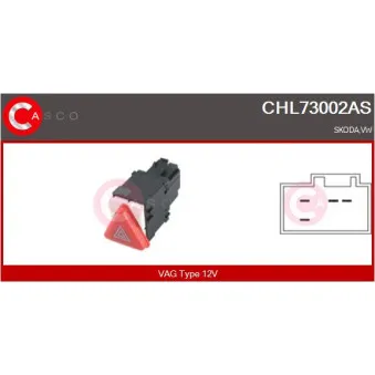Interrupteur de signal de détresse CASCO CHL73002AS