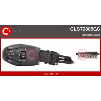 Interrupteur de commande, régulateur de vitesse CASCO CLS70805GS