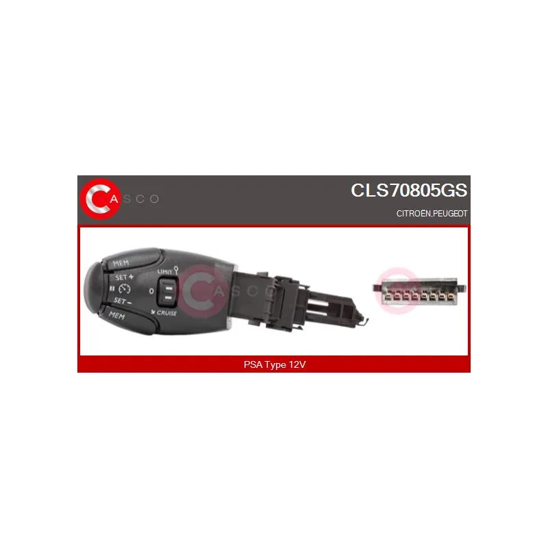 Interrupteur de commande, régulateur de vitesse CASCO CLS70805GS