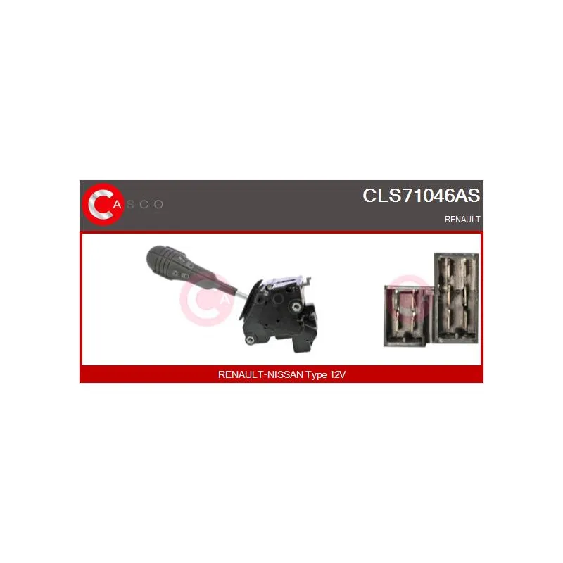Commutateur de colonne de direction CASCO CLS71046AS
