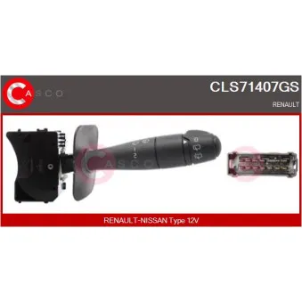 Commutateur de colonne de direction CASCO CLS71407GS