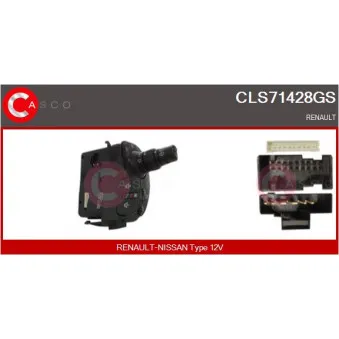 Commutateur de colonne de direction CASCO CLS71428GS
