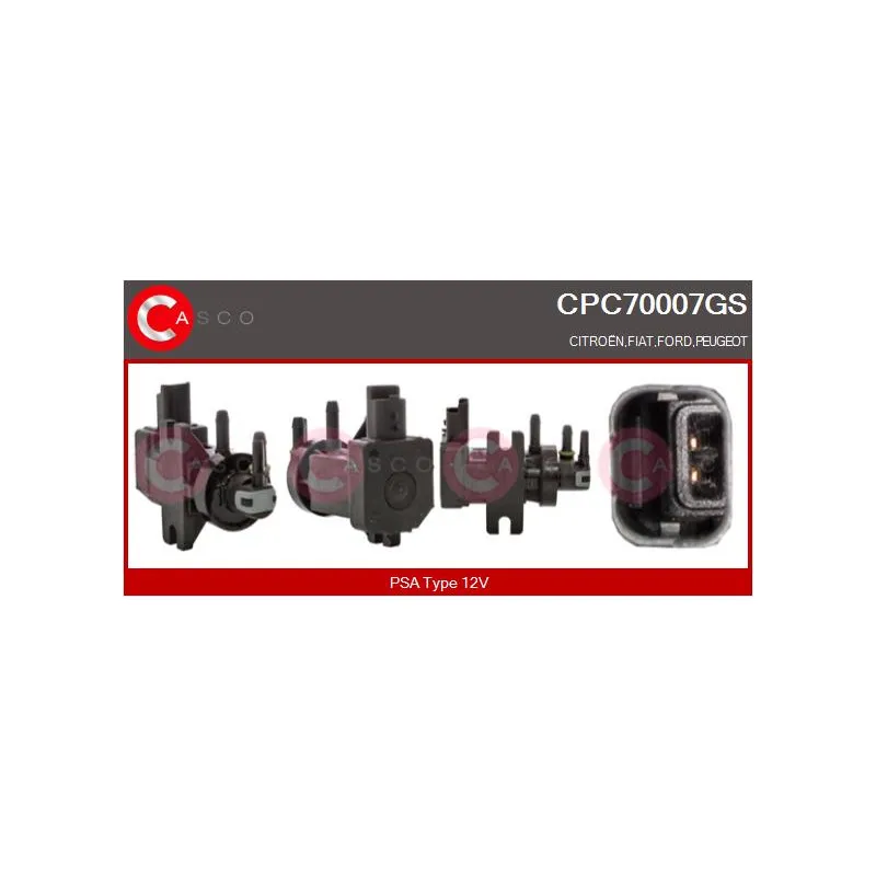 Transmetteur de pression, controle des gaz d'échappement CASCO CPC70007GS
