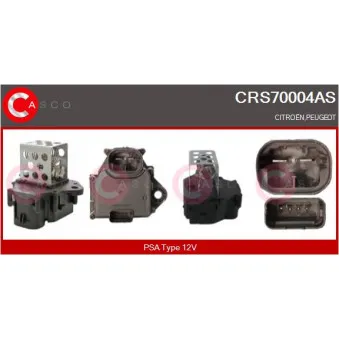 Résistance du ventilateur de radiateur CASCO CRS70004AS