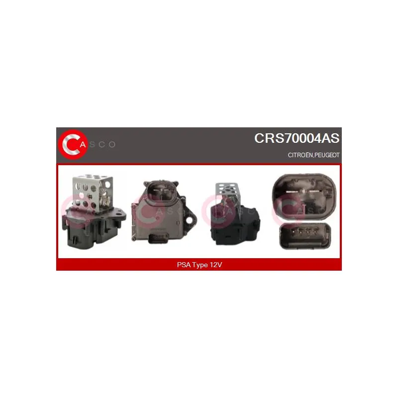 Résistance du ventilateur de radiateur CASCO CRS70004AS