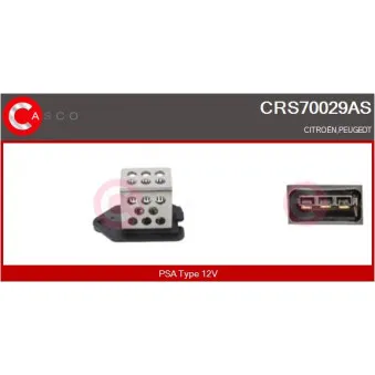 Résistance du ventilateur de radiateur CASCO CRS70029AS
