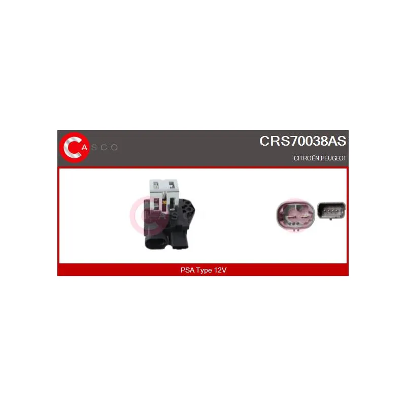 Résistance du ventilateur de radiateur CASCO CRS70038AS