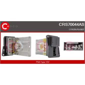 Résistance, pulseur d'air habitacle CASCO CRS70044AS
