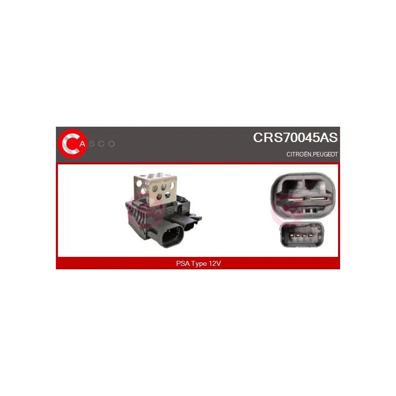 Résistance du ventilateur de radiateur CASCO CRS70045AS