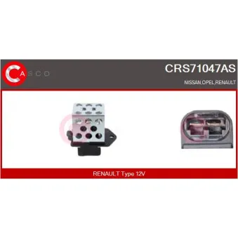 Résistance du ventilateur de radiateur CASCO CRS71047AS