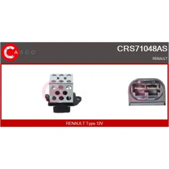 Résistance du ventilateur de radiateur CASCO