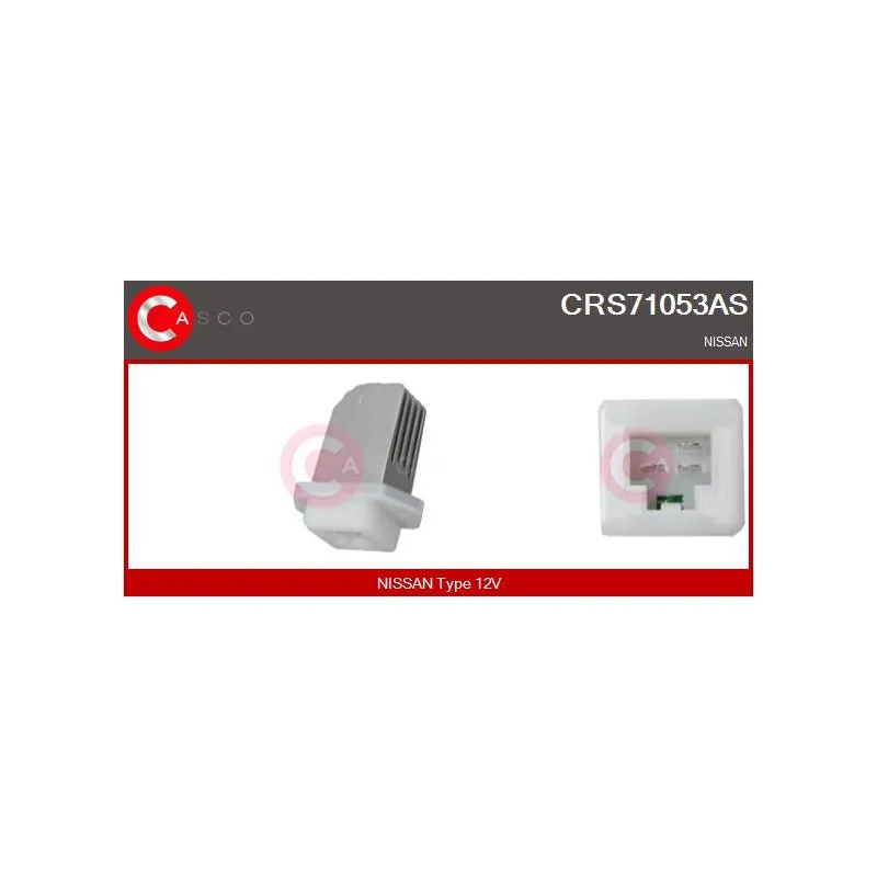 Résistance, pulseur d'air habitacle CASCO CRS71053AS