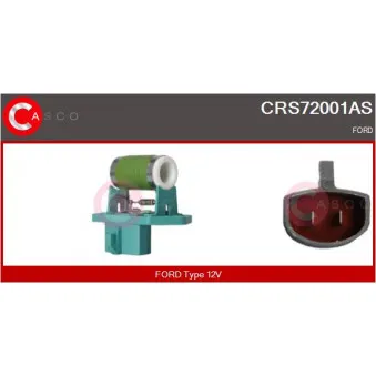 Résistance du ventilateur de radiateur CASCO CRS72001AS