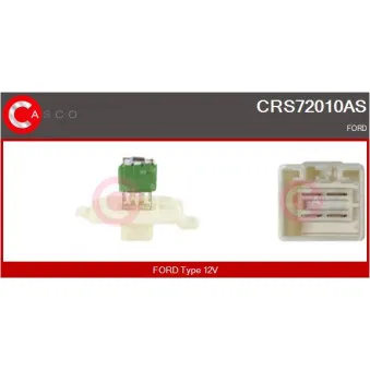 Résistance, pulseur d'air habitacle CASCO CRS72010AS