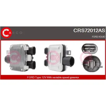 Résistance du ventilateur de radiateur CASCO CRS72012AS