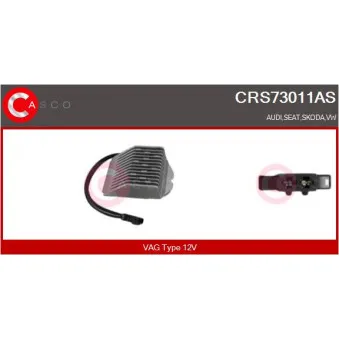 Résistance, pulseur d'air habitacle CASCO