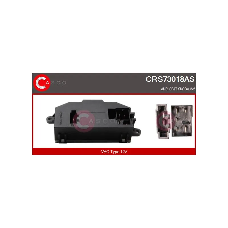 Résistance, pulseur d'air habitacle CASCO CRS73018AS