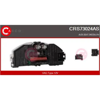 Résistance, pulseur d'air habitacle CASCO CRS73024AS