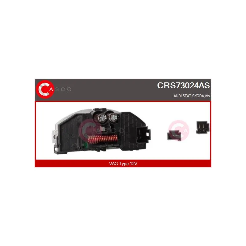Résistance, pulseur d'air habitacle CASCO CRS73024AS