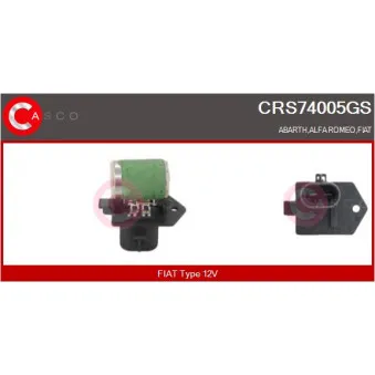 Résistance du ventilateur de radiateur CASCO