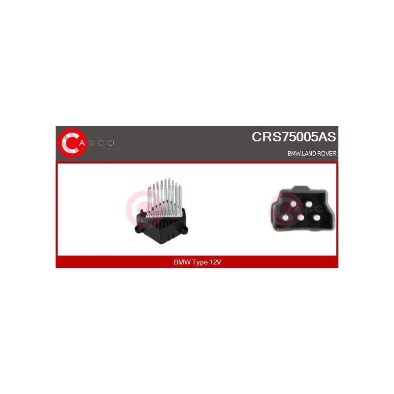 Résistance, pulseur d'air habitacle CASCO CRS75005AS