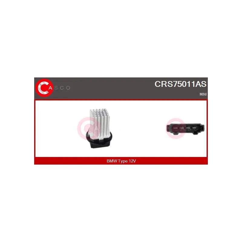 Résistance, pulseur d'air habitacle CASCO CRS75011AS