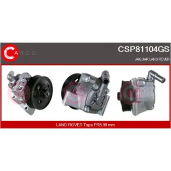Pompe hydraulique, direction CASCO