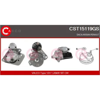 Démarreur CASCO CST15119GS