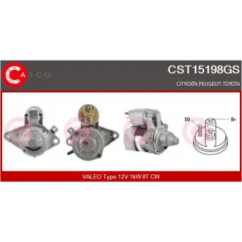 Démarreur CASCO CST15198GS