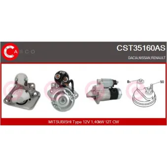 Démarreur CASCO CST35160AS