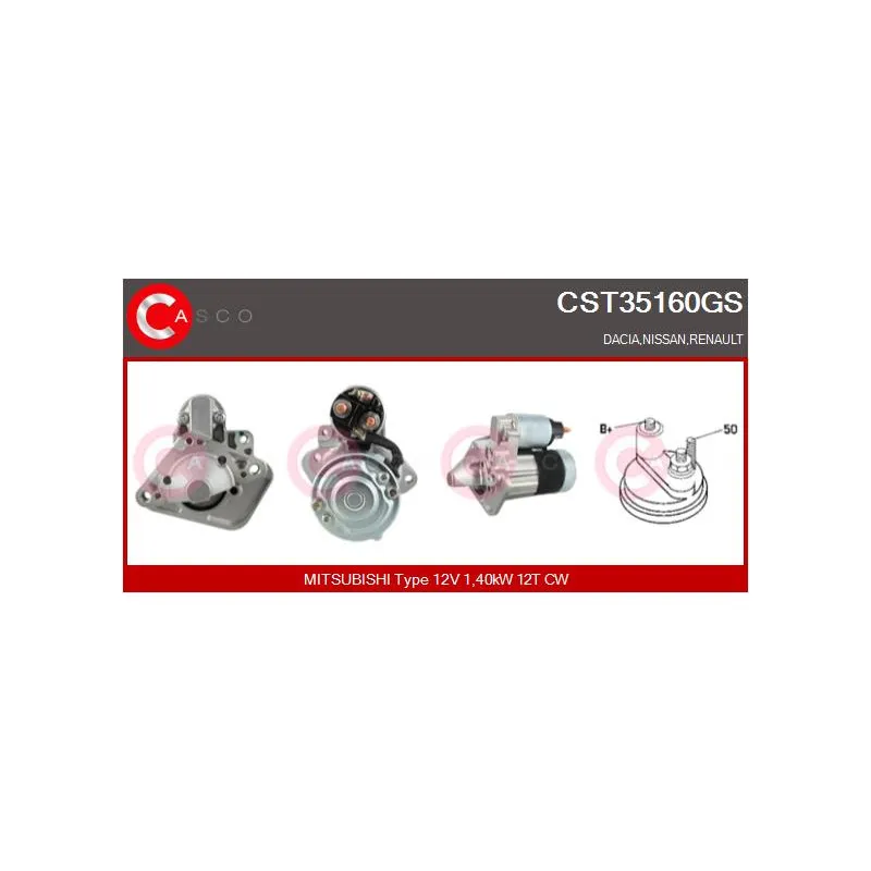 Démarreur CASCO CST35160GS