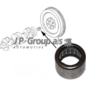 Palier de guidage, embrayage JP GROUP 1110450300