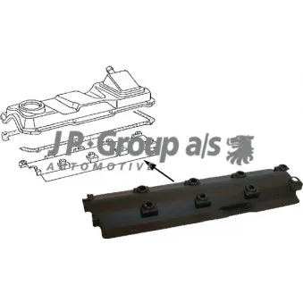 Tole d'huile, ventilation de carter-moteur JP GROUP 1112001400